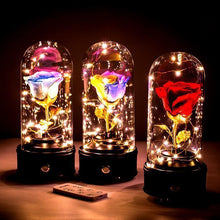 Load image into Gallery viewer, Glowing LED Bluetooth Rose Speaker