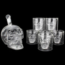 Load image into Gallery viewer, Crystal skull decanter