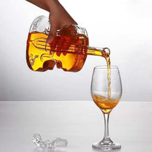 Load image into Gallery viewer, Blown Glass Wine Decanter for Whiskey High-grade Creative Vodka Bottle Violin Decorative Wine Set
