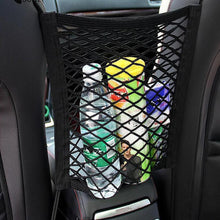 Load image into Gallery viewer, Car Seat Storage Mesh Organizer Cargo Net Hook