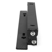 Load image into Gallery viewer, Universal Racing Carbon Fiber Adjustable Number Car License Plate Frame Holder