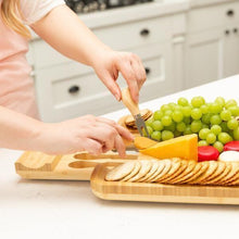 Load image into Gallery viewer, Pamap -Bamboo Cheese Cutting Board Set