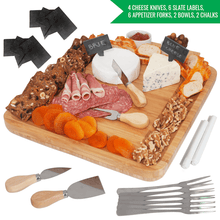 Load image into Gallery viewer, Pamap -Bamboo Cheese Cutting Board Set