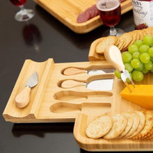 Load image into Gallery viewer, Pamap -Bamboo Cheese Cutting Board Set