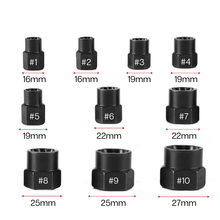 Load image into Gallery viewer, Damaged bolt remover – 10PC. Sleeve set