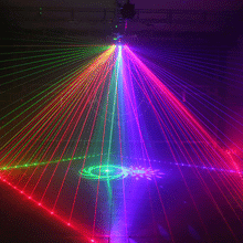 Load image into Gallery viewer, 6 Lens Scan Laser Stage Light Line Beam DJ Lights
