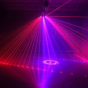 6 Lens Scan Laser Stage Light Line Beam DJ Lights