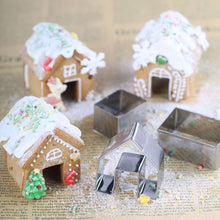 Load image into Gallery viewer, Gingerbread House Cookie Cutter Set
