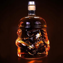 Load image into Gallery viewer, Star Wars Glass Storm trooper Decanter
