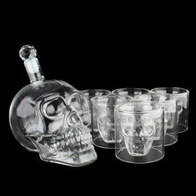 Load image into Gallery viewer, Crystal skull decanter
