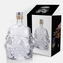 Load image into Gallery viewer, Star Wars Glass Storm trooper Decanter
