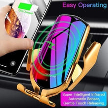 Load image into Gallery viewer, 2-IN-1 Wireless Automatic Sensor Car Charger
