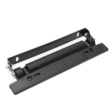 Load image into Gallery viewer, Universal Racing Carbon Fiber Adjustable Number Car License Plate Frame Holder
