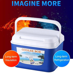 5L Outdoor Incubator Portable Food Storage Box Car Cold Box Fishing Box Cooler Fridge Box For Travel