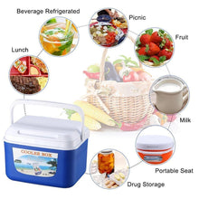 Load image into Gallery viewer, 5L Outdoor Incubator Portable Food Storage Box Car Cold Box Fishing Box Cooler Fridge Box For Travel
