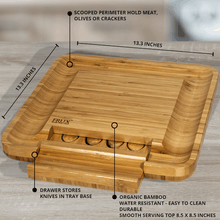 Load image into Gallery viewer, Pamap -Bamboo Cheese Cutting Board Set
