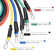 Load image into Gallery viewer, 11pc Resistance Band Set
